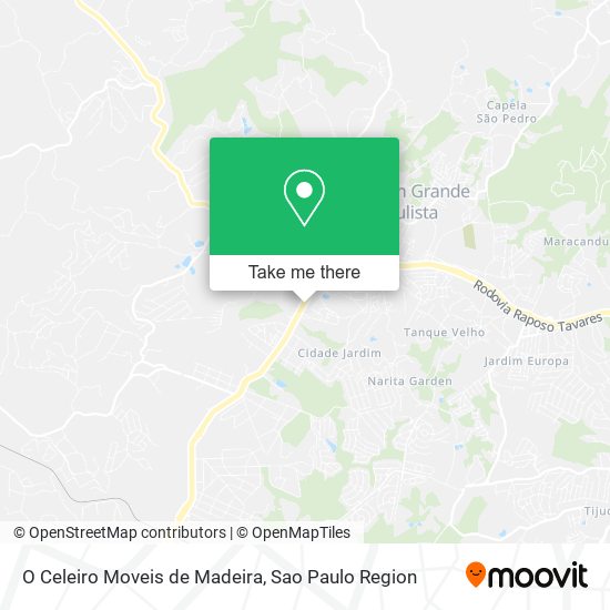 O Celeiro Moveis de Madeira map