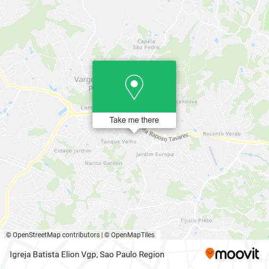 Igreja Batista Elion Vgp map