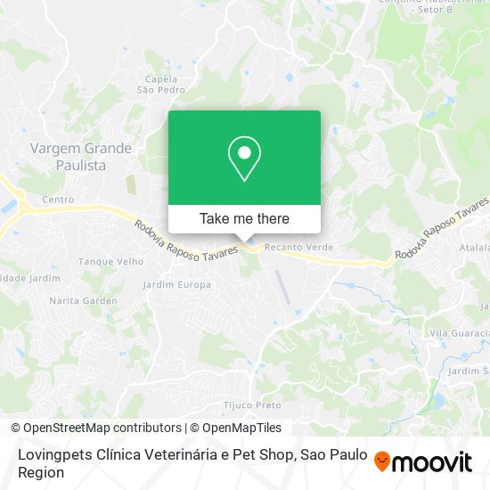 Lovingpets Clínica Veterinária e Pet Shop map