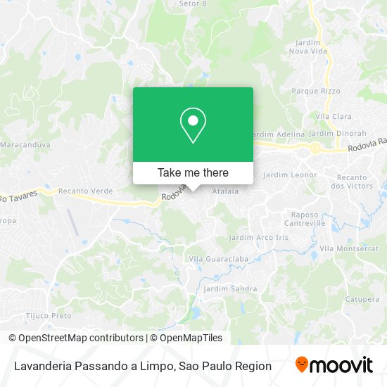 Lavanderia Passando a Limpo map