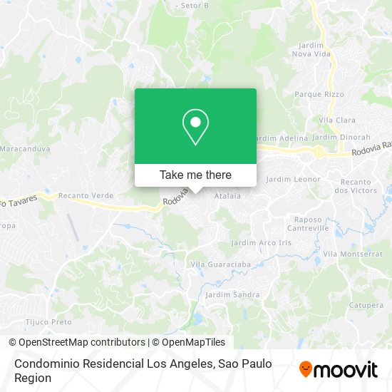 Condominio Residencial Los Angeles map