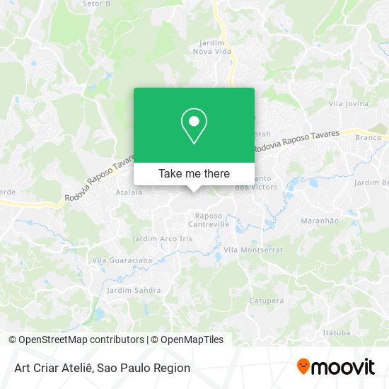 Art Criar Ateliê map