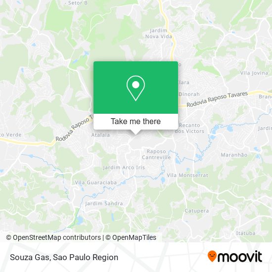 Souza Gas map