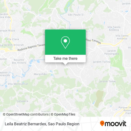 Leila Beatriz Bernardes map