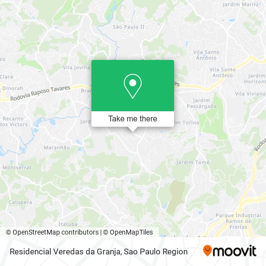 Mapa Residencial Veredas da Granja