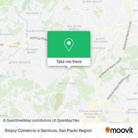 Mapa Biojoy Comercio e Servicos