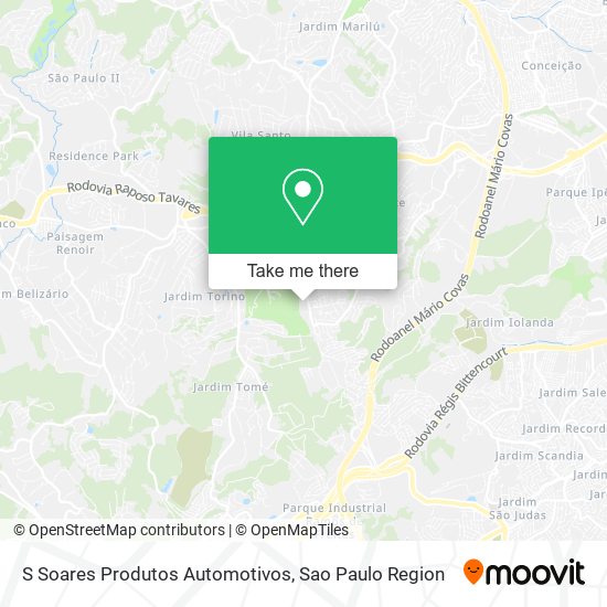 S Soares Produtos Automotivos map