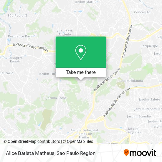 Alice Batista Matheus map