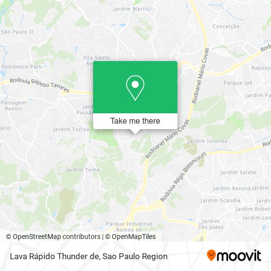 Lava Rápido Thunder de map