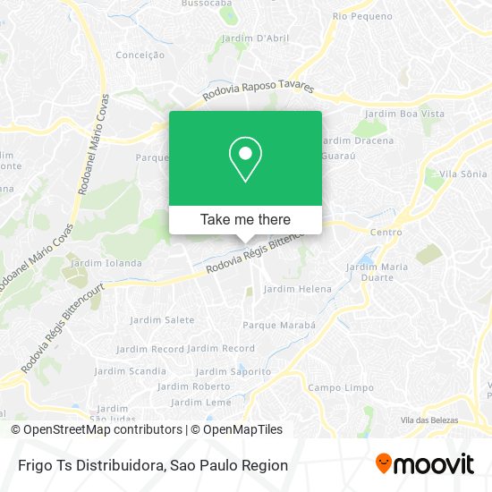 Frigo Ts Distribuidora map