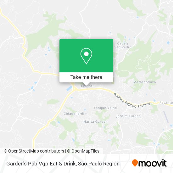 Garden's Pub Vgp Eat & Drink map