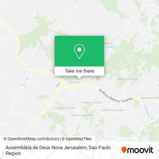 Assembléia de Deus Nova Jerusalém map