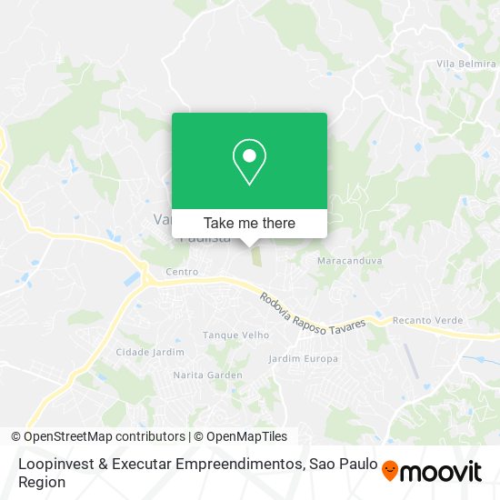 Mapa Loopinvest & Executar Empreendimentos