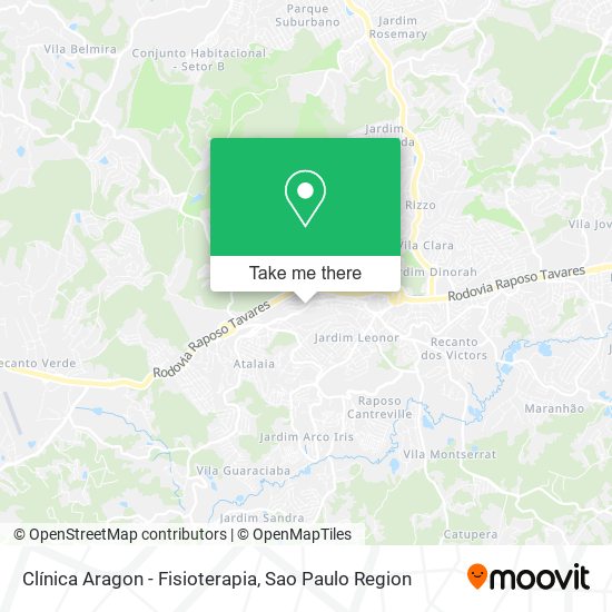 Clínica Aragon - Fisioterapia map