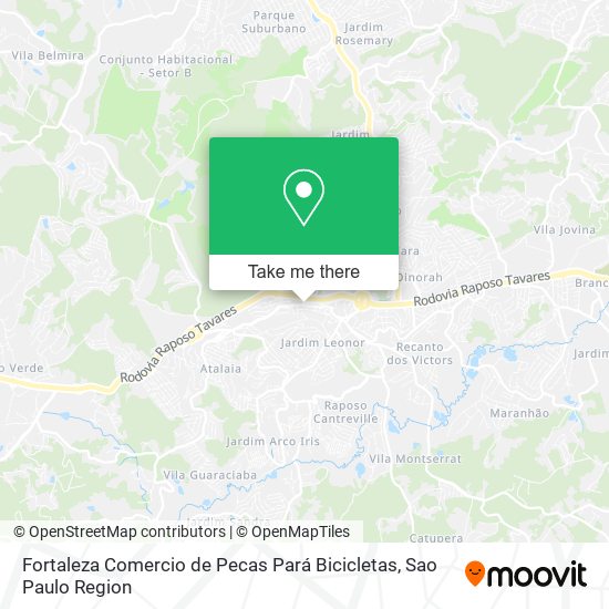 Fortaleza Comercio de Pecas Pará Bicicletas map