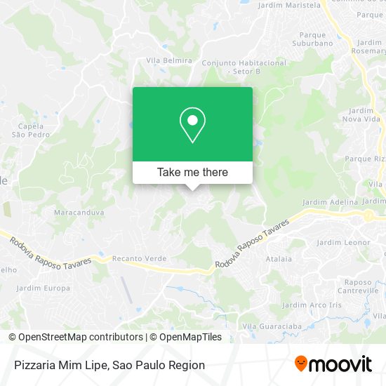 Pizzaria Mim Lipe map