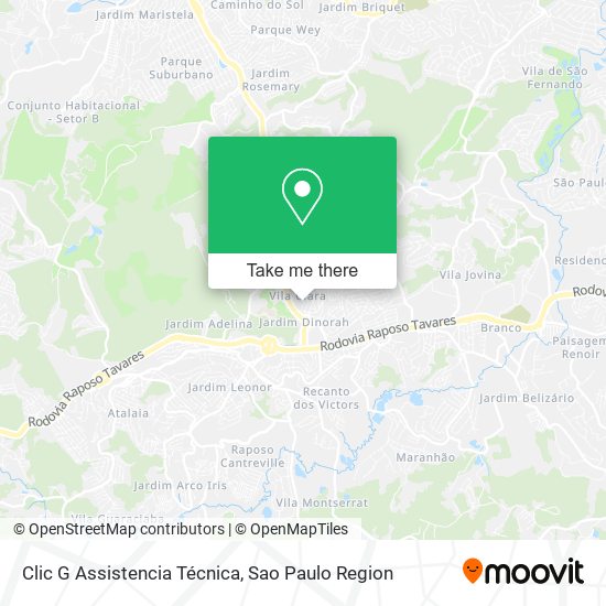 Clic G Assistencia Técnica map