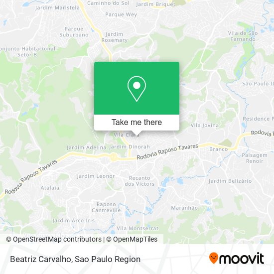 Beatriz Carvalho map