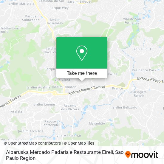 Albaruska Mercado Padaria e Restaurante Eireli map