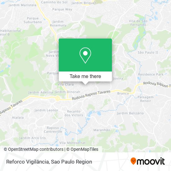Reforco Vigilância map