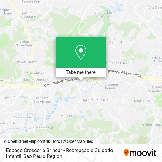 Espaço Crescer e Brincar - Recreação e Cuidado Infantil map