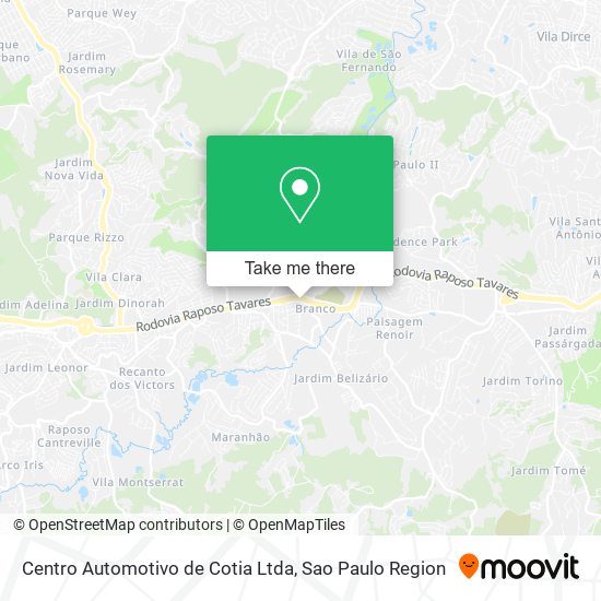 Centro Automotivo de Cotia Ltda map