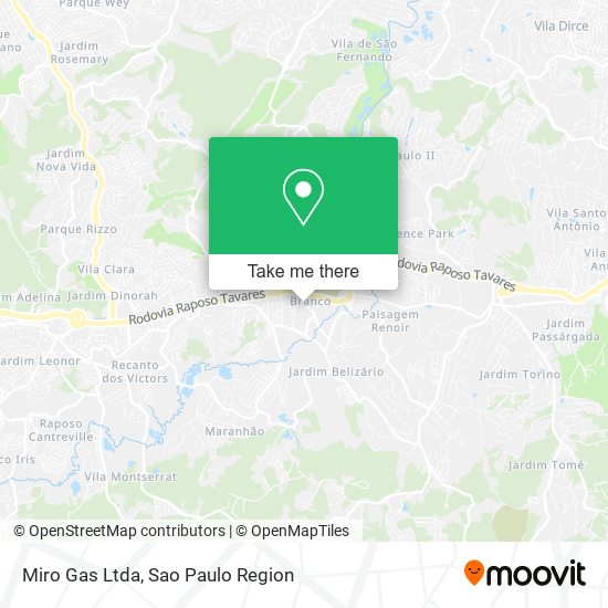 Miro Gas Ltda map