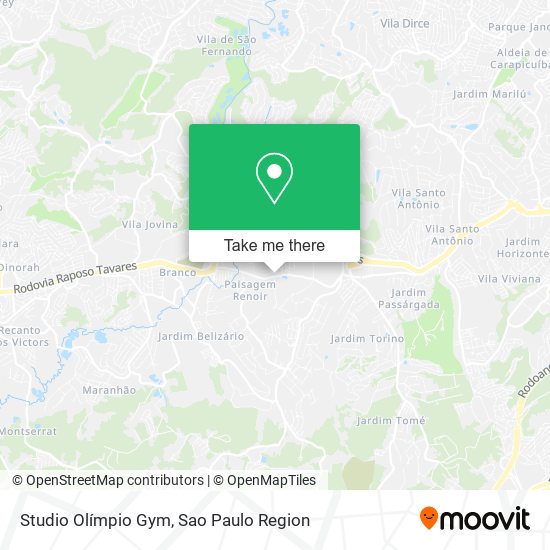 Studio Olímpio Gym map