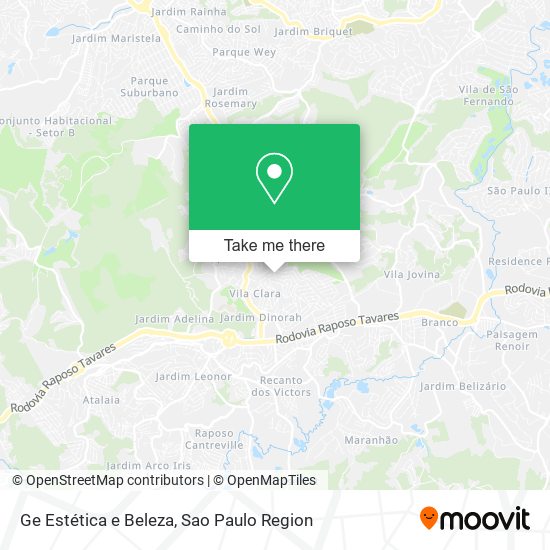 Ge Estética e Beleza map