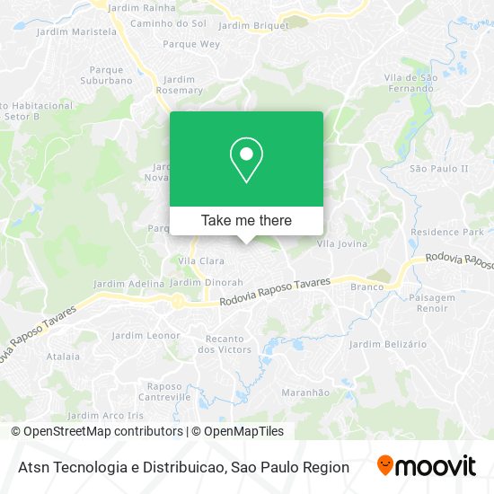 Atsn Tecnologia e Distribuicao map
