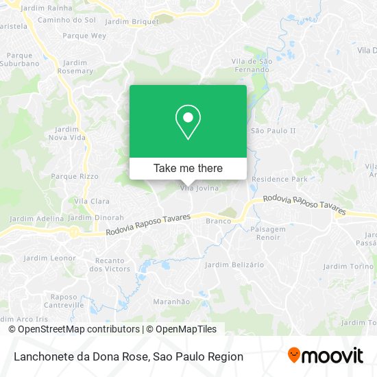 Lanchonete da Dona Rose map