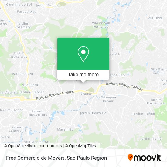 Free Comercio de Moveis map