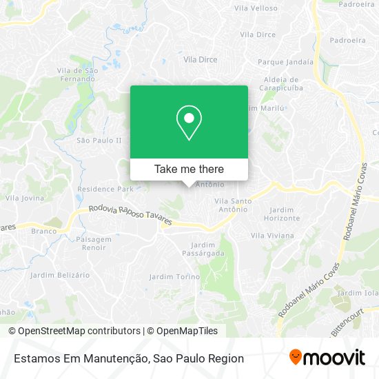 Estamos Em Manutenção map