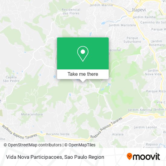 Vida Nova Participacoes map