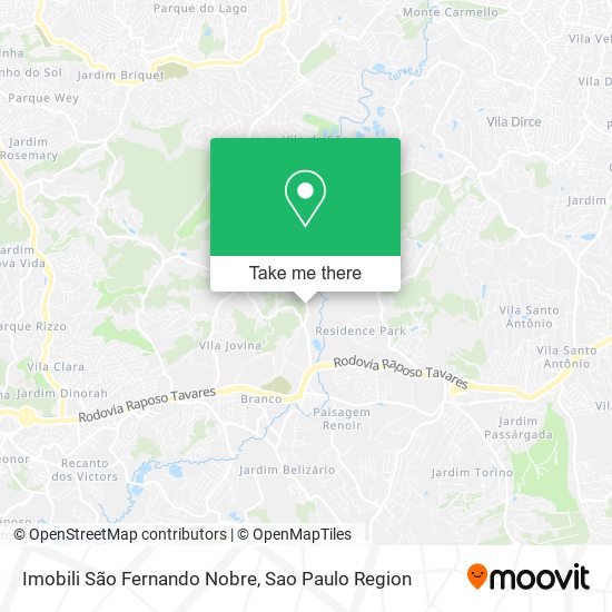 Imobili São Fernando Nobre map