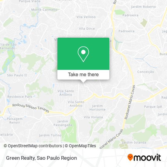 Green Realty map