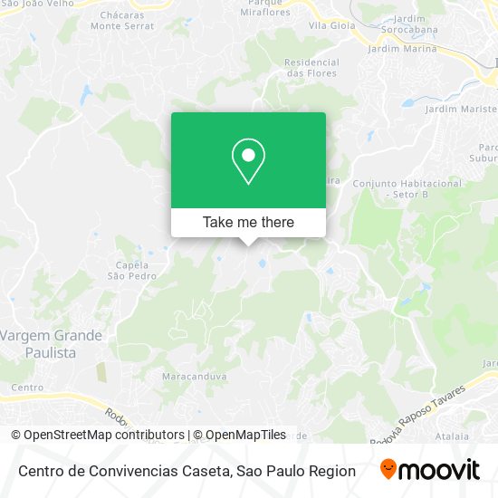 Centro de Convivencias Caseta map