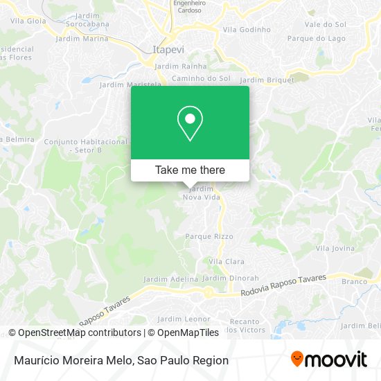 Maurício Moreira Melo map