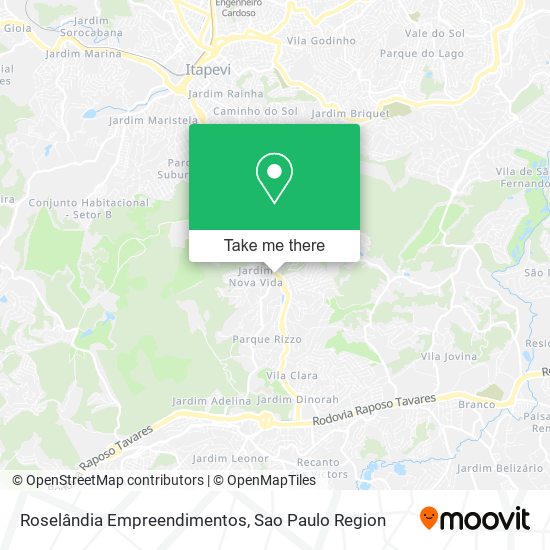 Roselândia Empreendimentos map