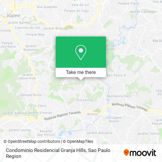 Condominio Residencial Granja Hills map