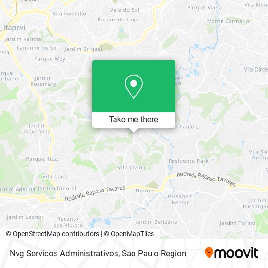 Nvg Servicos Administrativos map