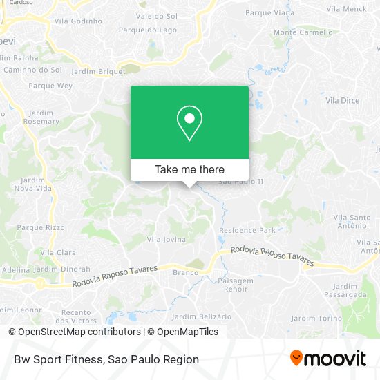 Bw Sport Fitness map