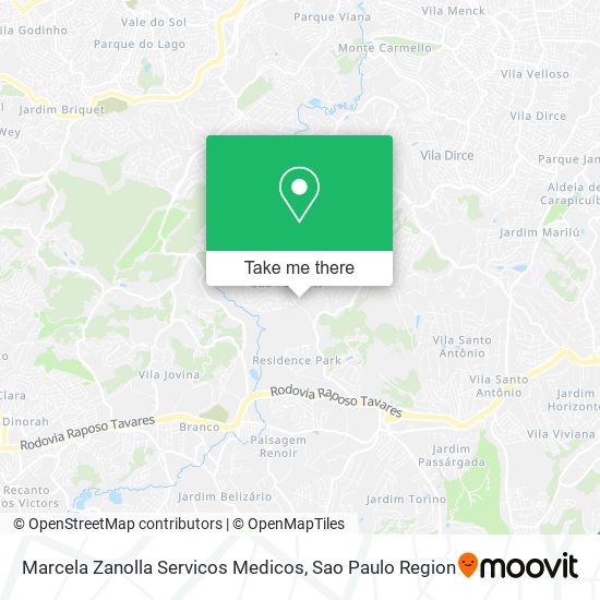 Marcela Zanolla Servicos Medicos map