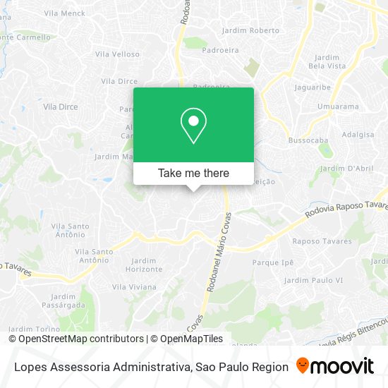 Mapa Lopes Assessoria Administrativa