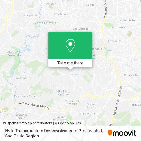 Nstn Treinamento e Desenvolvimento Profissiobal map