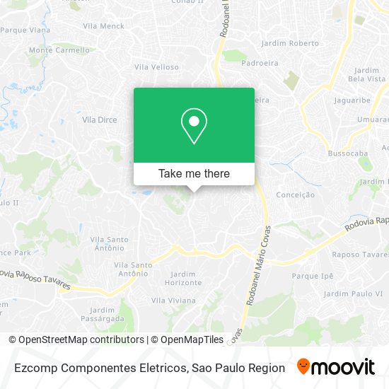 Mapa Ezcomp Componentes Eletricos