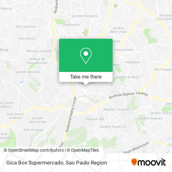 Mapa Gica Box Supermercado