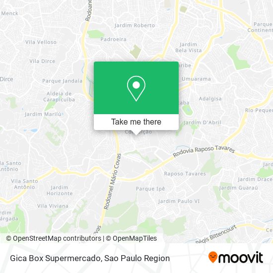 Gica Box Supermercado map