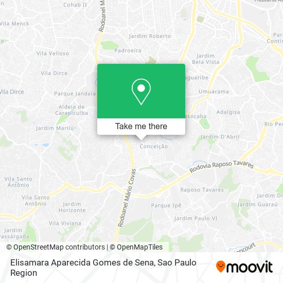 Elisamara Aparecida Gomes de Sena map