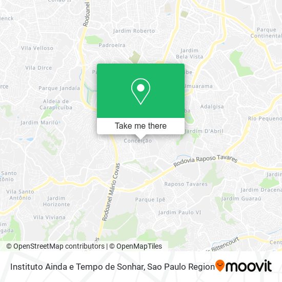 Instituto Ainda e Tempo de Sonhar map